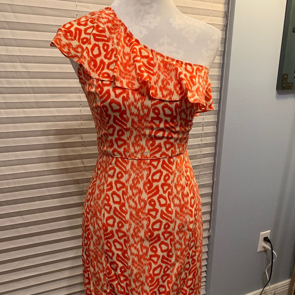Tracy Reese One-Shoulder Dress Sz. 4